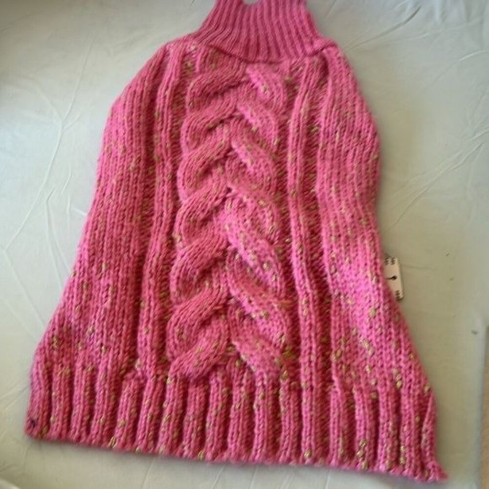 Kyeese Dog Sweater Pink Small dogs Sweater pet Coat Size Large - Picture 6 of 9